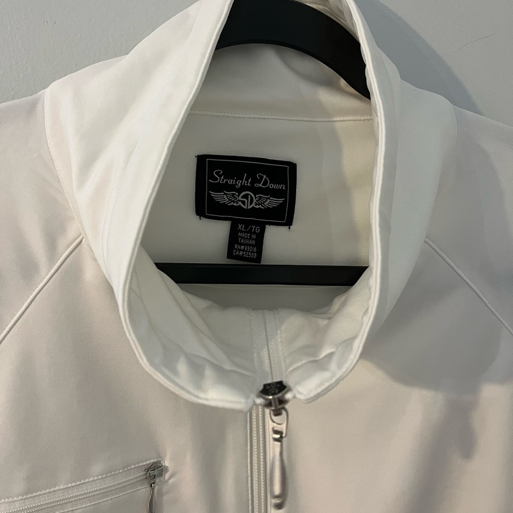 Straight Down Women's White Jacket Size XL - Picture 2 of 11